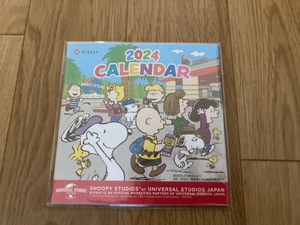 日本生命カレンダー　2024年　スヌーピーの卓上カレンダー