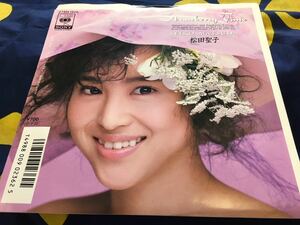 松田聖子★中古7'シングル国内盤「Strawberry Time」