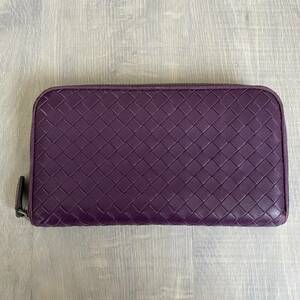 Bottega veneta intrechart Zippy Wallet Purple