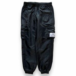 adidas originals アディダス オリジナルス Nylon Utility Pants ナイロン ジョガー カーゴ パンツ ウエストゴム ボトム XL ブラック 黒