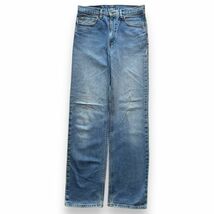 90s 日本製 Levi's リーバイス 511-0217 ストレート デニム パンツ ジーンズ ジーパン J22 511-0245 ボトム 古着 W32 L34 ライトブルー_画像3