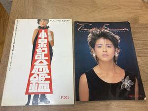小泉今日子　写真集　小泉記念艦　1984　コンサート　パンフ　時計のいらない夏　２冊セット