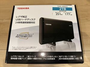 TOSHIBA USB ハードディスク 2TB 東芝 REGZA THD-200V3 タイムシフト HDD