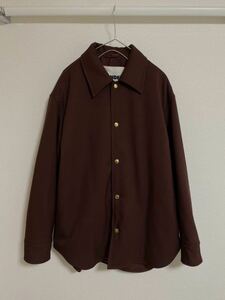 定価173800円 JIL SANDER 新品未使用 ジルサンダー 22AW OUTER SHIRT アウターシャツ 中綿シャツジャケット 46