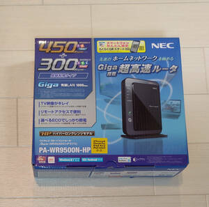 NEC Aterm WR9500N(HPモデル) Wi-Fiルーター 5Ghz＆2.4Ghz 同時利用 無線LANルーター　3