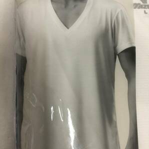 新品 2枚組 Mizuno ミズノ Vネック 半袖 Tシャツ ホワイト Ｌサイズの画像1