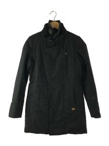 G-STAR RAW◆コート/S/コットン/BLK/無地