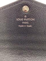 LOUIS VUITTON◆ポルト・フォイユ・サラ_エピ_BLK/レザー/BLK/レディース_画像3