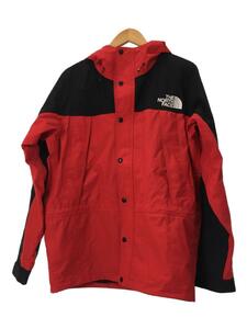 THE NORTH FACE◆MOUNTAIN LIGHT JACKET_マウンテンライトジャケット/L/ナイロン/RED/無地