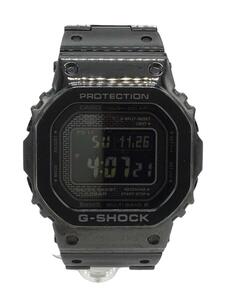 CASIO◆ソーラー腕時計・G-SHOCK/アナログ/ステンレス/BLK/BLK