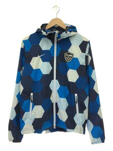 F.C.R.B.(F.C.Real Bristol)◆WARMUP JACKET/S/ポリエステル/BLU/総柄/684608-450