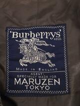 BURBERRYS◆ステンカラーコート/L/ウール/BLK/ヘリンボーン/80s~/イングランド製/ヘリンボーン/三枚袖/ツ_画像3