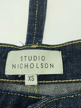 STUDIO NICHOLSON◆ワンウォッシュテーパードデニムパンツ/XS/IDG/51-10-722002_画像4