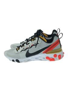 NIKE◆REACT ELEMENT 55/リアクト エレメント 55/ホワイト/BQ6166-102/27.5cm/WHT