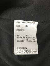HARE◆シングルライダースジャケット/S/レザー/BLK/HA030006AD_画像4