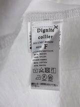 DIGNITE COLLIER◆半袖ブラウス/FREE/レーヨン/ホワイト_画像4