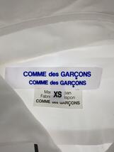 COMME des GARCONS COMME des GARCONS◆長袖シャツ/XS/コットン/WHT/ホワイト/RU-B001/AD2013_画像3