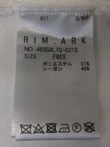 RIM.ARK◆Tank set knit tops/セーター(厚手)/FREE/アクリル/WHT/460gal70-0210_画像4