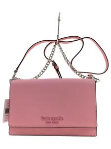 kate spade new york◆2WAYショルダーバッグ/レザー/PNK/WKRU6430