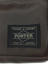 PORTER◆FREESTYLE/マルチコインケース/-/ブラウン/無地/メンズ_画像3