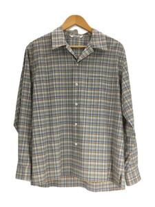 AURALEE◆WASHABLE SUPER LIGHT WOOL CHECK SHIRTS/3/ウール/A21SS01LC