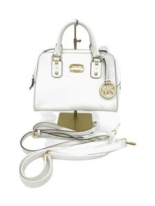 MICHAEL KORS◆ショルダーバッグ/PVC/WHT/35S3GSAS1L