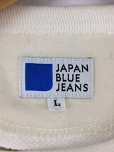 JAPAN BLUE JEANS◆長袖Tシャツ/L/コットン/WHT/無地/JKN1000M23_画像3