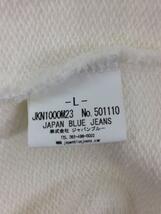 JAPAN BLUE JEANS◆長袖Tシャツ/L/コットン/WHT/無地/JKN1000M23_画像4