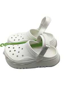 crocs◆サンダル/-/WHT