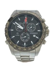 SWISS MILITARY WATCH◆腕時計/アナログ/ステンレス/WHT/SLV/6-507