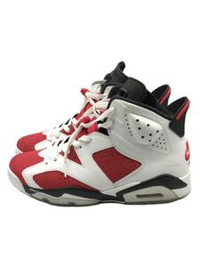 NIKE◆AIR JORDAN 6 RETRO_エアジョーダン 6 レトロ/27.5cm/WHT/レザー