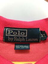 POLO RALPH LAUREN◆ポロシャツ/XL/コットン/PNK_画像3