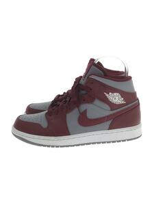 NIKE◆AIR JORDAN 1 MID_エア ジョーダン 1 ミッド/26cm/GRY