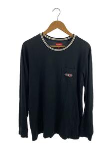 Supreme◆長袖Tシャツ/L/コットン/BLK