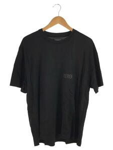 stein◆21ss/PRINT TEE -RE LOOP-/Tシャツ/M/リヨセル/スムース生地/ブラック/ST.257