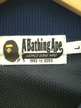 A BATHING APE◆ジャージ/L/ポリエステル/NVY/001SWH701013J_画像3