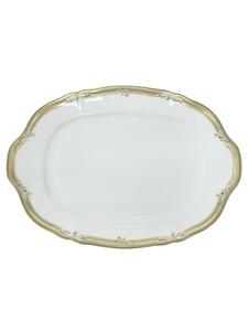 Noritake◆BONE CHINA ボーンチャイナ CONTESSA 1485 サービストレー プレート 36.5×26cm