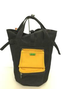 PORTER*2WAY/ bag / polyester /BLK/ plain 