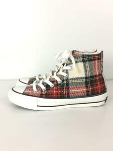 CONVERSE◆オールスター/チャックテイラー/ハイカットスニーカー/リアクト/23cm/チェック/ウール/1CL234