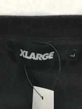 X-LARGE◆Tシャツ/L/コットン/BLK/無地/101222011008_画像3