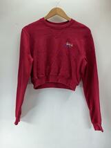 STUSSY◆スウェット/L/コットン/RED_画像1