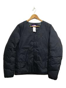 THE NORTH FACE PURPLE LABEL◆ダウンジャケット/Down Cardigan/M/ポリエステル/ネイビー/無地