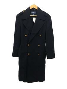 RALPH LAUREN◆トレンチコート/-/ウール/NVY/無地