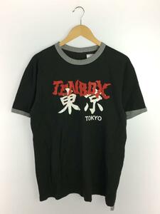 TENBOX◆TENBOX/Tシャツ/XXL/コットン/BLK/無地/テンボックス