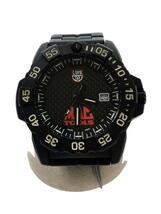 LUMINOX◆LUMINOX/ルミノックス/クォーツ腕時計/アナログ/ブラック/BLK/カーボン/H-3 LX-200_画像1