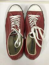 CONVERSE◆ローカットスニーカー/US9.5/RED/レザー_画像3