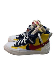 NIKE◆BLAZER MID SACAI/ブレーザーミッドサカイ/イエロー/BV0072-700/27.5cm/YLW