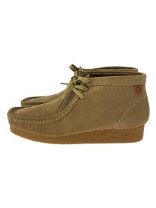 Clarks◆collection/Wallabee Boot/ブーツ/24.5cm/BEG/スウェード/261594387060