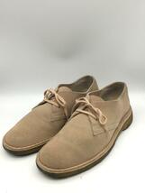 Clarks◆チャッカブーツ/US8/CRM/スウェード_画像2