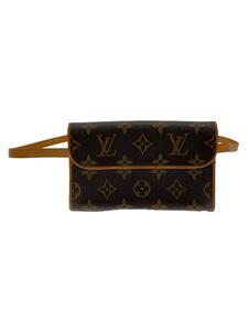 LOUIS VUITTON* pochette *f Rolland tea n_ monogram * canvas _BRW/PVC/ Brown / total pattern 